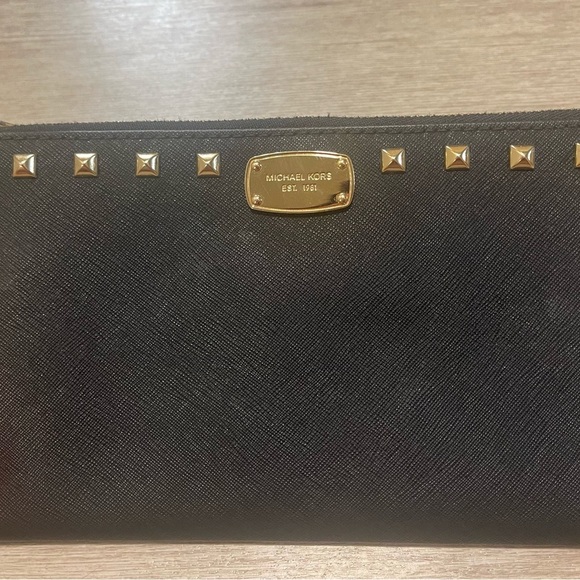 Michael Kors Black Wristley with Gold Accents - Picture 2 of 6